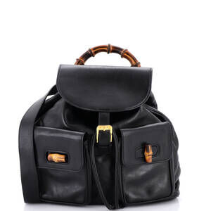 Gucci Vintage Bamboo Backpack Leather #238935G75B